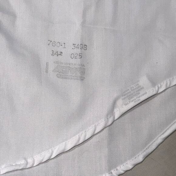 Elbeco Mens White Short Sleeve Uniform Shirt 14.5 - Picture 6 of 8
